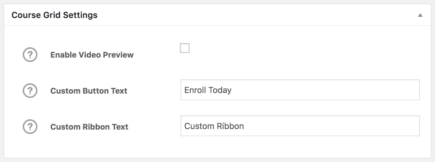 Additional LearnDash course grid settings