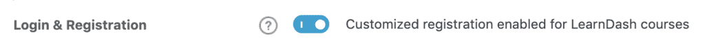 Setting to enable LearnDash login/registration popup