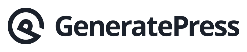 GeneratePress theme logo