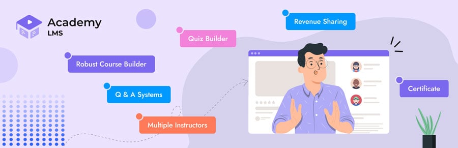 Academy LMS WordPress plugin banner