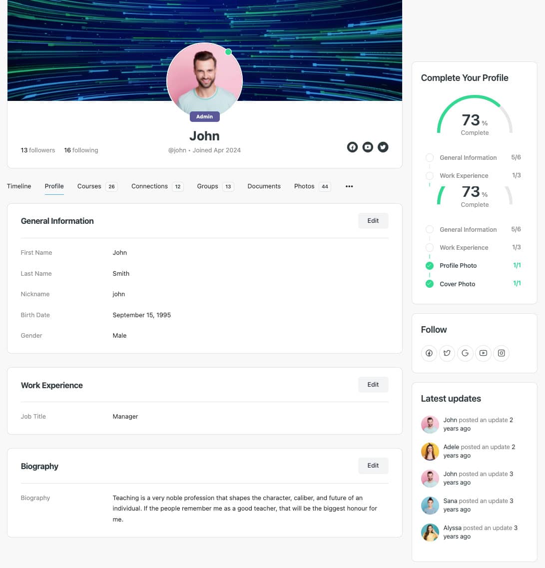 How to Create Dynamic Links to BuddyBoss Profile Pages